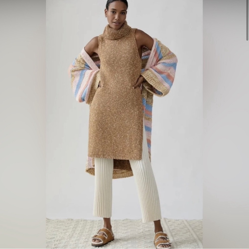 Anthropologie Turtleneck Sweater Dress
